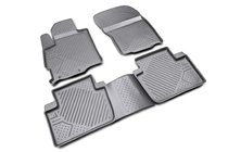 Peugeot 4007 2007-2013 Gumowe dywaniki do wnętrza (4 szt, Novline) zdjęcia 1