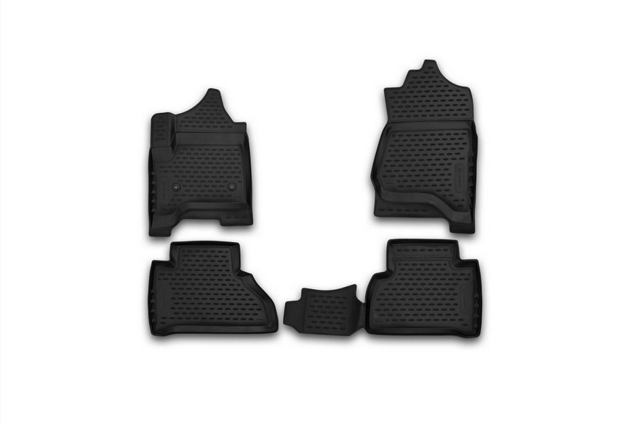 Chevrolet Tahoe 2014-2019 (2015↗) Dywaniki gumowe 3D do wnetrza (4 szt, Novline) Image