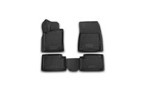 Jeep Grand Cherokee WK2 2010-2021 (2014↗) Dywaniki gumowe 3D do wnętrza (4 szt, Novline) zdjęcia 1