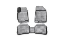 Kia Rio 2012-2017 Dywaniki gumowe 3D do wnętrza (4 szt, Novline) (UB) zdjęcia 1