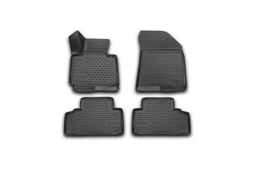 Kia Carens 2012- Dywaniki gumowe 3D do wnętrza (4 szt, Novline) Image
