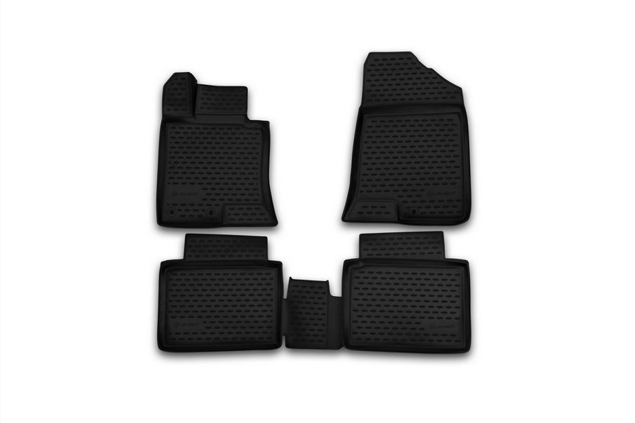Kia Optima 2010-2016 Dywaniki gumowe 3D do wnętrza (4 szt, Novline) Image