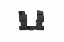 Mercedes C-class W205 2014-2021 Gumowe dywaniki samochodowe (4 szt, Novline) SD zdjęcia 1