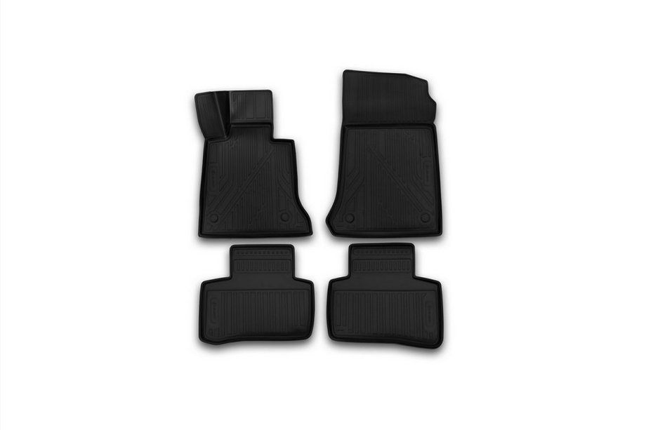 Mercedes GLK class X204 2008-2015 Dywaniki gumowe 3D do wnętrza (4 szt, Novline) Image