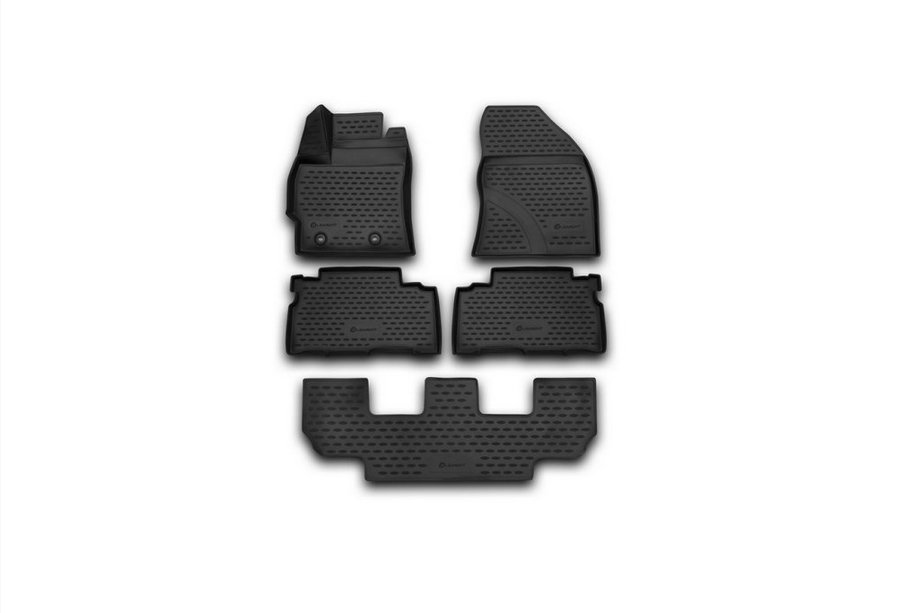 Toyota Verso 2009–2018 Dywaniki gumowe 3D do wnętrza (5 szt, Novline) Image