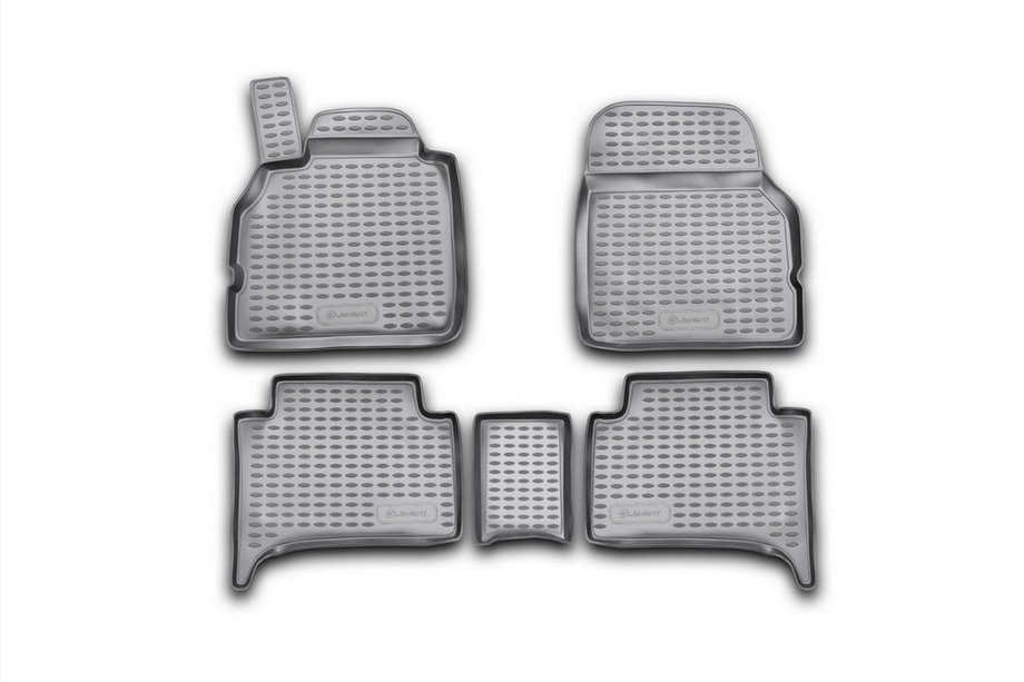 Renault Scenic/Grand 2003-2009 Gumowe dywaniki do wnetrza (5 szt, Novline) Zdjęcia 1