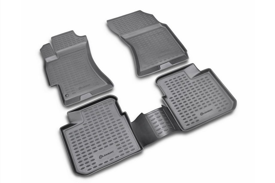 Subaru Outback 2005-2009 Gumowe dywaniki do wnętrza (4 szt, Novline) Image