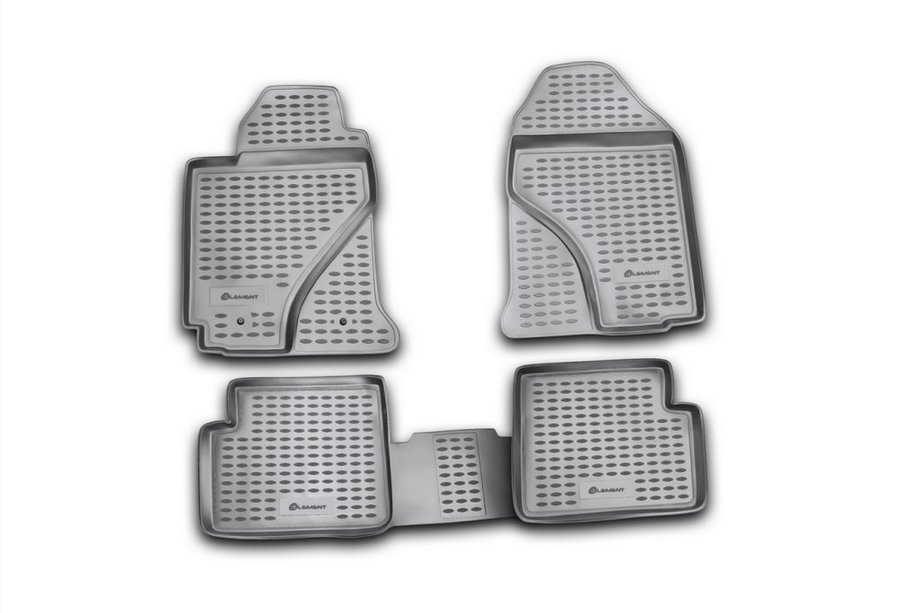 Toyota Corolla 2002-2007 Gumowe dywaniki do wnętrza (4 szt, Novline) Image