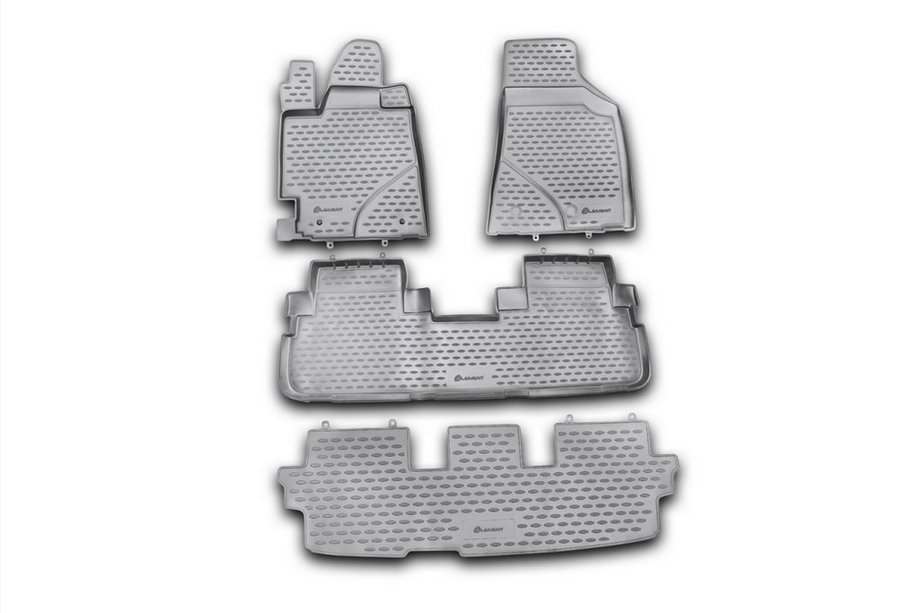 Toyota Highlander 2008-2013 Gumowe dywaniki do wnętrza (4 szt, Novline) Image