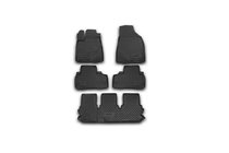 Toyota Highlander 2013-2019 Gumowe dywaniki do wnetrza (5 szt, Novline) zdjęcia 1