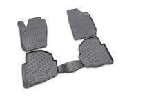Volkswagen Polo 2001-2009 Gumowe dywaniki do wnętrza (4 szt, Novline) zdjęcia 1