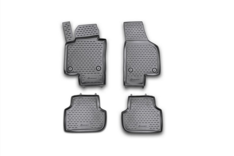 Volkswagen Jetta 2011-2018 Gumowe dywaniki do wnętrza (4 szt, Novline) Zdjęcia 1