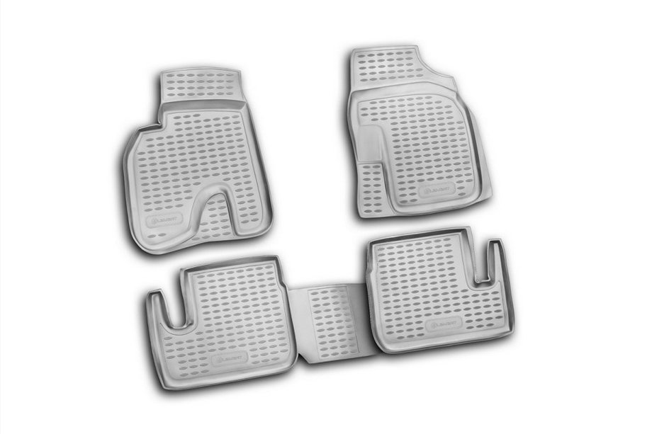 Chery Tiggo 1 2005-2016 Gumowe dywaniki do wnętrza (4 szt, Novline) Image