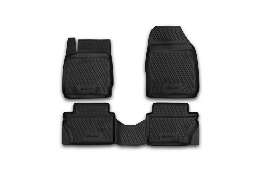 Ford Fiesta 2008-2017 Gumowe dywaniki do wnętrza (4 szt, Novline) Image