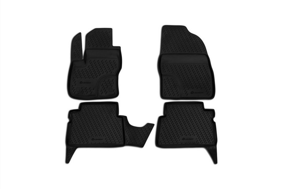 Ford C-Max 2004-2010 Dywaniki gumowe do wnetrza (4 szt, Novline) Wariant 1 Image