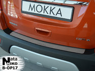 Opel Mokka 2012-2021 Nakładka na tylny zderzak Nataniko (2012-2016, stal nierdzewna) zdjęcia 1