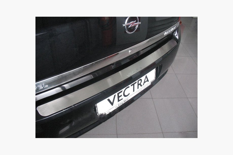Opel Vectra C 2002-2008 Nakładka na tylny zderzak Natanika (stal nierdzewna) Image