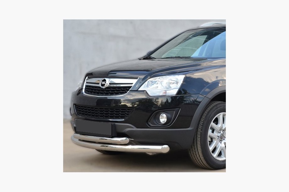 Opel Antara 2006-2017 Podwójna Rura Stal Nierdzewna Image