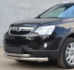 Opel Antara 2006-2017 Podwójna Rura Stal Nierdzewna zdjęcia 1