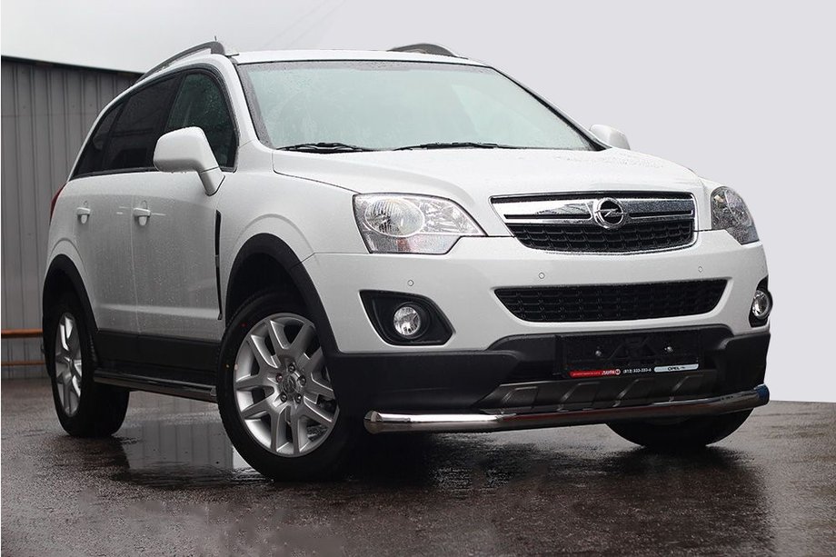 Opel Antara 2006-2017 Pojedyncza Rura (Stal Nierdzewna) Image