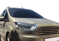 Ford Courier 2014-2023 Brewki na reflektory (2 szt., stal nierdzewna) zdjęcia 1