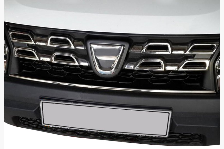 Dacia Duster 2008-2018 Listwa na grill 2014-2018 (stal nierdzewna) Image