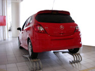 Opel Corsa D 2007-2014 Tylny dolny spoiler (zagruntowany do malowania) zdjęcia 2
