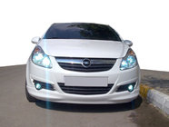 Opel Corsa D 2007-2014 Przednia dolna dokładka (do lakierowania) zdjęcia 1