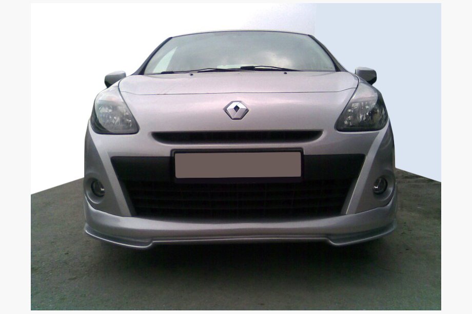 Renault Clio III 2005-2012 Nakładka na przedni zderzak V2 (pod lakierowanie) Image