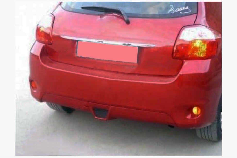Toyota Auris 2007-2012 Nakładka na tylny zderzak (gruntowana do lakierowania) Image