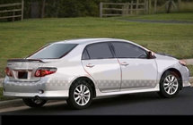 Toyota Corolla 2007-2013 Nakładka na tylny zderzak (gruntowana do lakierowania) zdjęcia 4