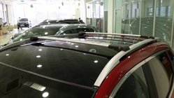 Nissan Pathfinder R51 2005-2014 Belki dachowe na relingi zintegrowane zamykane na klucz (2 szt) Czarny zdjęcia 3