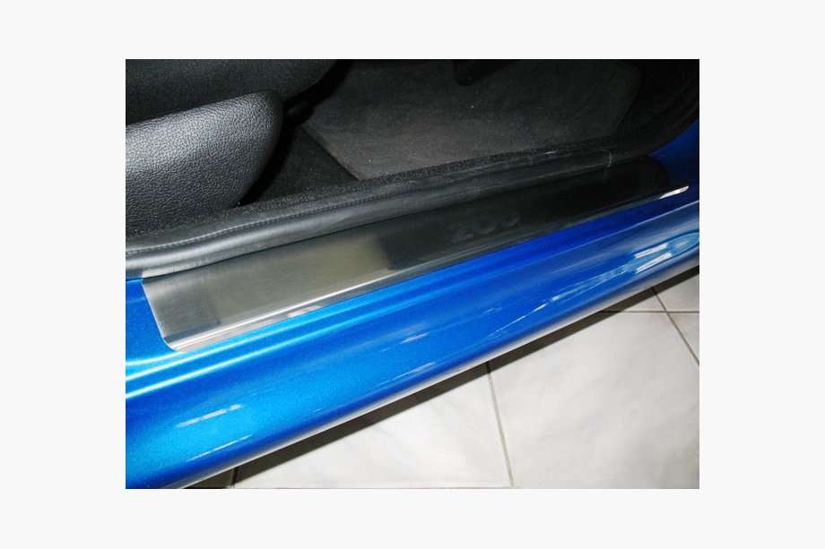 Peugeot 206 1998-2024 Nakładki progowe Natanika Premium (4 szt, stal nierdzewna) Image