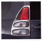 Toyota Land Cruiser Prado 120 2002-2009 Nakładki na Lampy Tylne (2 szt, plastik) zdjęcia 1