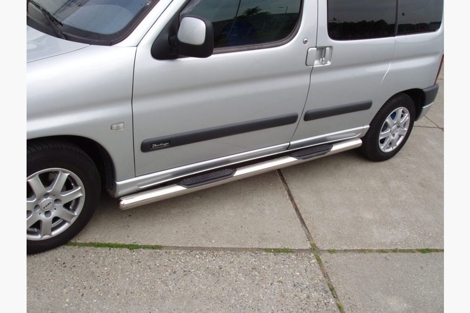 Citroen Berlingo 1996-2008 Rury Boczne (2 szt., Stal Nierdzewna) Image