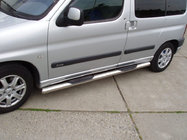 Citroen Berlingo 1996-2008 Rury Boczne (2 szt., Stal Nierdzewna) zdjęcia 1