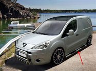 Citroen Berlingo 2008-2018 Rury Boczne (2 szt., Stal Nierdzewna) 70mm, z plastikowymi nakładkami na stopnie zdjęcia 1