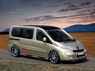 Fiat Scudo 2007-2015 Rury Boczne BB002 (2 szt., Stal Nierdzewna) 60 mm, krótki rozstaw osi zdjęcia 2