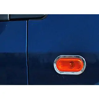 Chromowane ramki kierunkowskazów (2 szt., stal nierdzewna) Ford Fiesta 2002-2008 zdjęcia 1