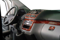 Mercedes Viano 2004-2014 Nakładki na deskę rozdzielczą Meric (Przednia część + Wstawki do wnętrza) zdjęcia 6