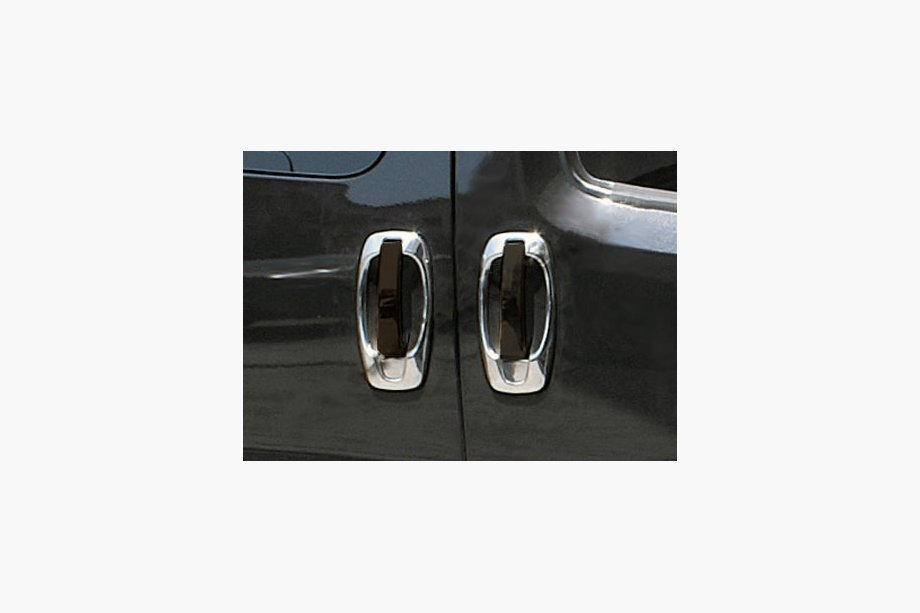 Peugeot Bipper 2008-2017 Obramowania klamek drzwiowych stal nierdzewna do 5-drzwiowych Image