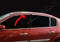 Renault Megane III 2009-2016 Górne listwy okien (HB, 6 szt, stal nierdzewna) zdjęcia 2