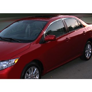 Górne listwy szyb stal nierdzewna (4 szt.) Toyota Corolla 2007-2013 zdjęcia 2