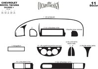 Chevrolet Tacuma/Rezzo 2000-2008 Nakładki do wnętrza zdjęcia 2