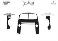 Daihatsu Sirion 2005-2015 Nakładki na Deskę Rozdzielczą zdjęcia 3