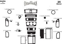 Mazda 3 2003-2009 Nakładki na Deskę Rozdzielczą zdjęcia 3