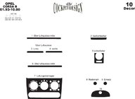 Opel Corsa B 1993-2004 Nakładki na Deskę Rozdzielczą Aluminium zdjęcia 3