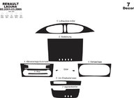 Renault Laguna 2001-2007 Nakladki na Deske Rozdzielcza (2001-2005) Aluminium zdjęcia 8