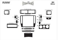 Volkswagen Passat B5 1997-2005 Nakładki na deskę rozdzielczą 2004-2005 Drewno zdjęcia 7