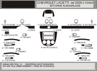 Chevrolet Lacetti 2003-2024 Nakładki na deskę rozdzielczą Hatchback (Hartman) Carbon zdjęcia 1